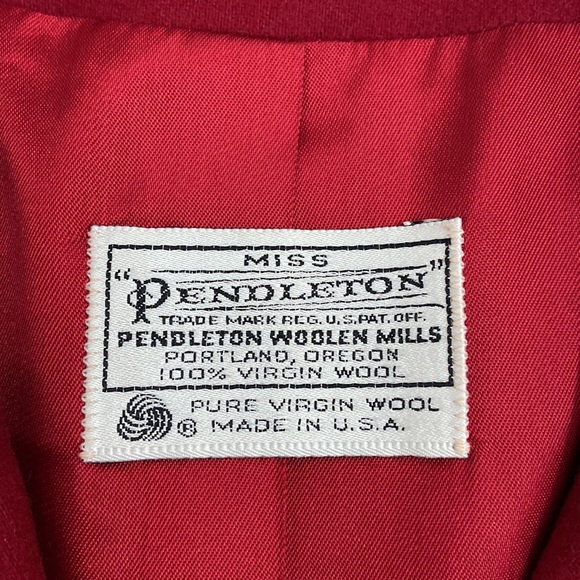 Vintage Pendleton Jacket Blazer Wool Size 8 - Picture 7 of 10
